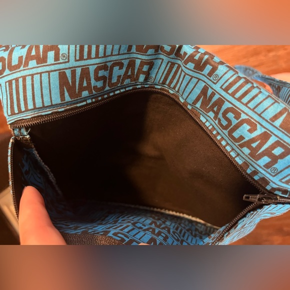 EUC NASCAR Crossbody bag. Two pockets. Strap is NOT adjustable. Blue & black. - Picture 4 of 10